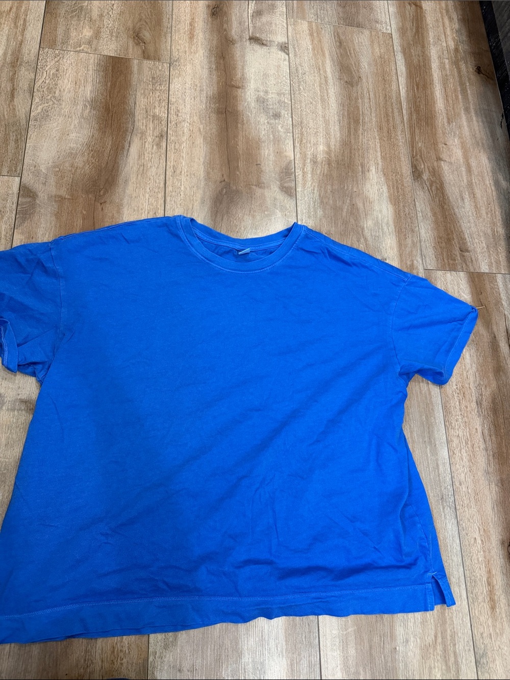 Old Navy Women's Short Sleeve vintage Tee - Royal Blue